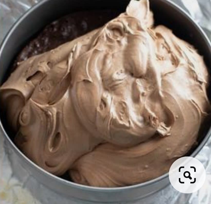 Spread the mousse on top of the cooled chocolate cake. Cover and refrigerate for at least 6 hours or up to 1 day