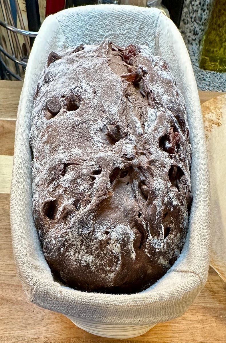 Final shape your loaf, then place in a Banneton that has been liberally dusted with rice flour... Cover with a proving cloth, let sit at room temperature for about one hour, then place in the refrigerator overnight.