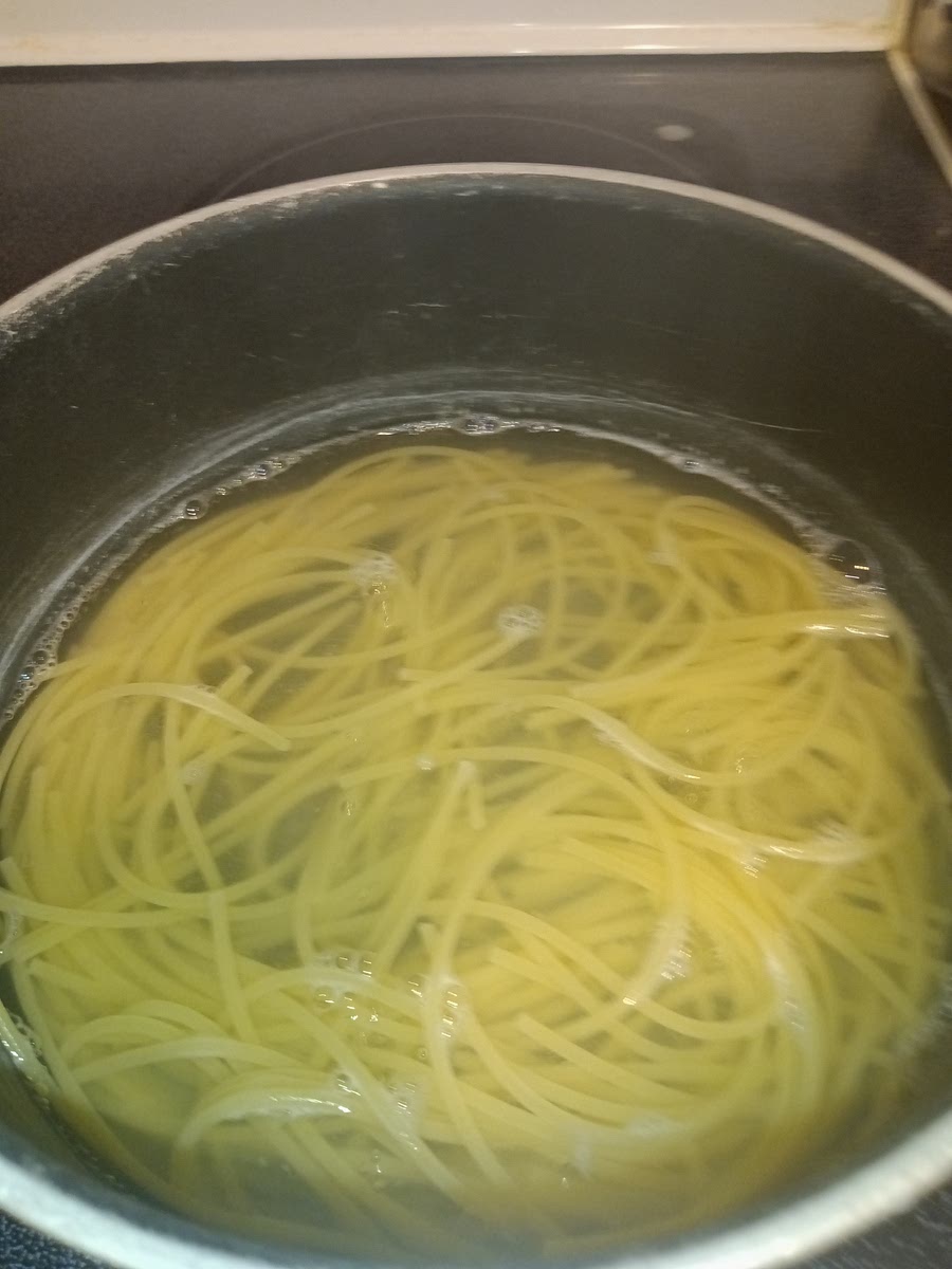 When your time goes up turn the heat off and let your pasta sit until the boil ends
