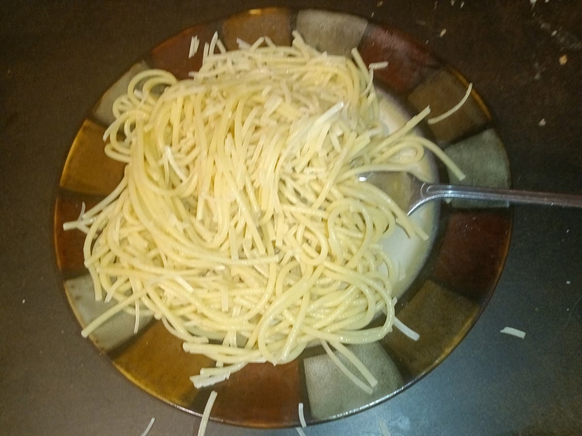And there you go that's how you make the picky eaters pasta