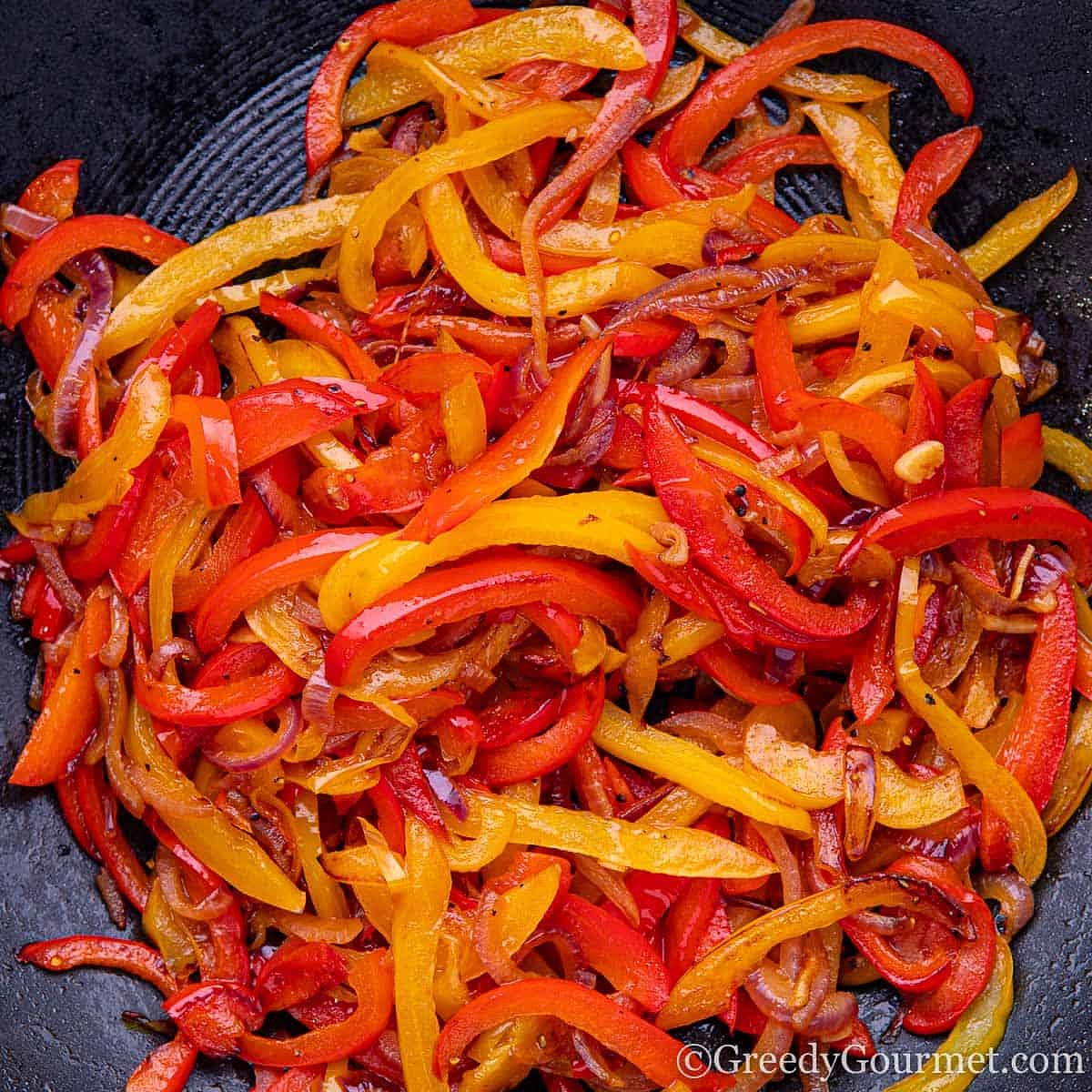 Add vegetables, cook until translucent.