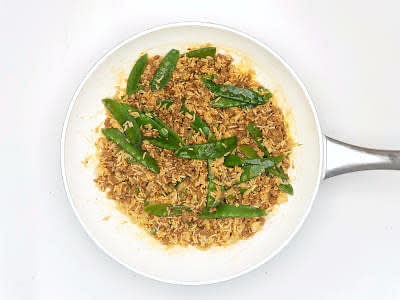 Stir through half of the chopped basil and the juice of 1/2 [1] lime (save the rest for garnish!)