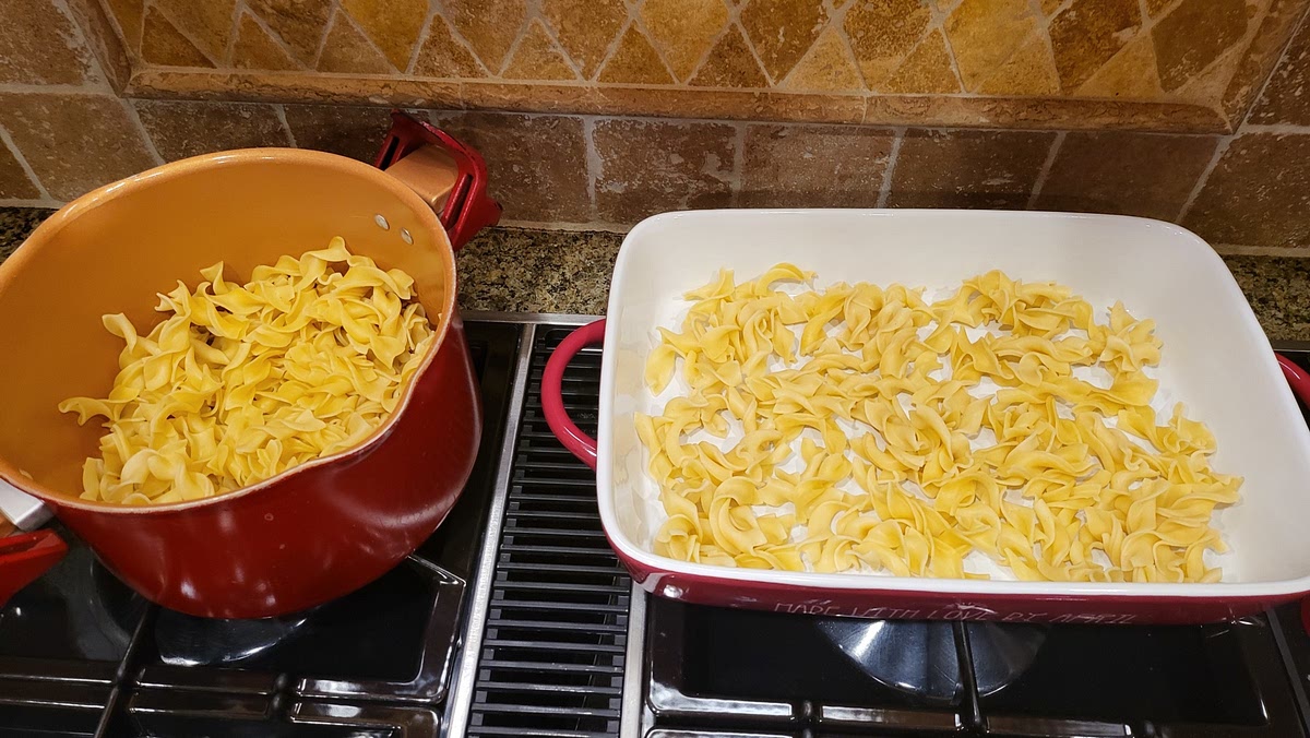 Cook Noodles al Dente.