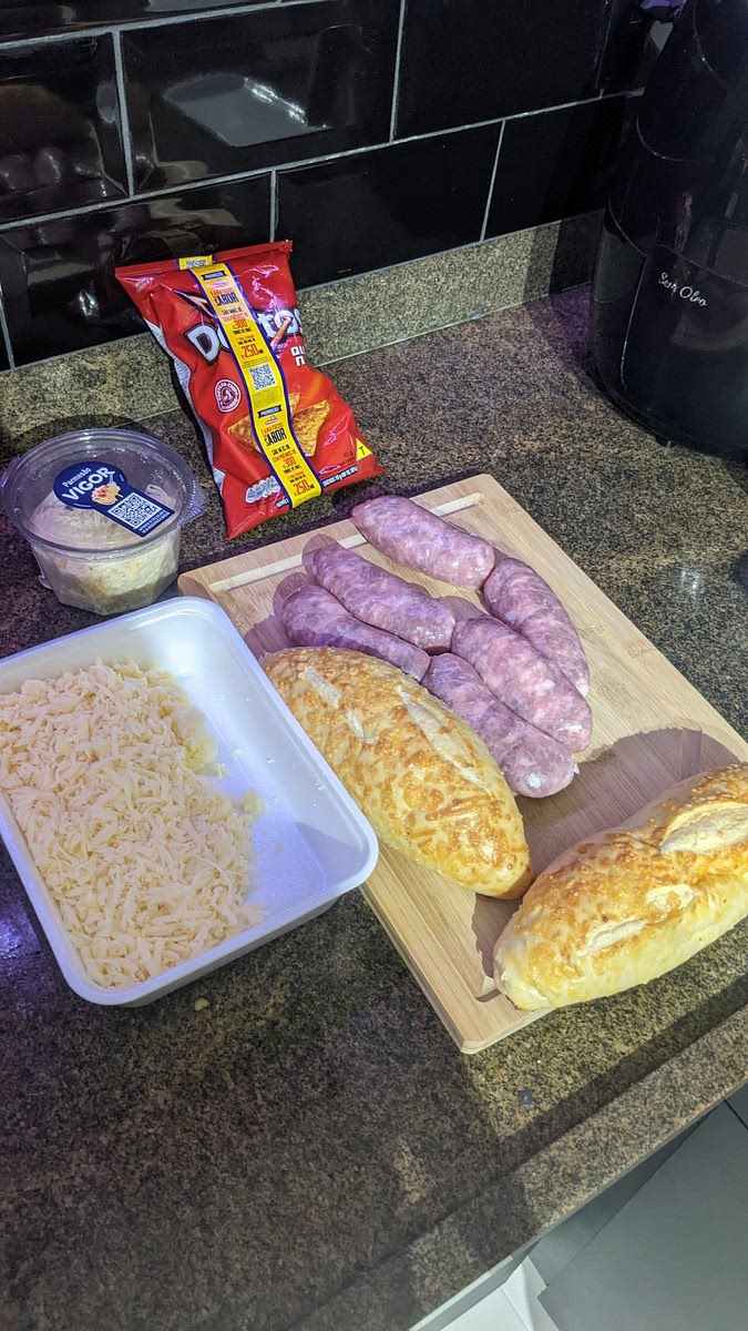 Abra a linguiça