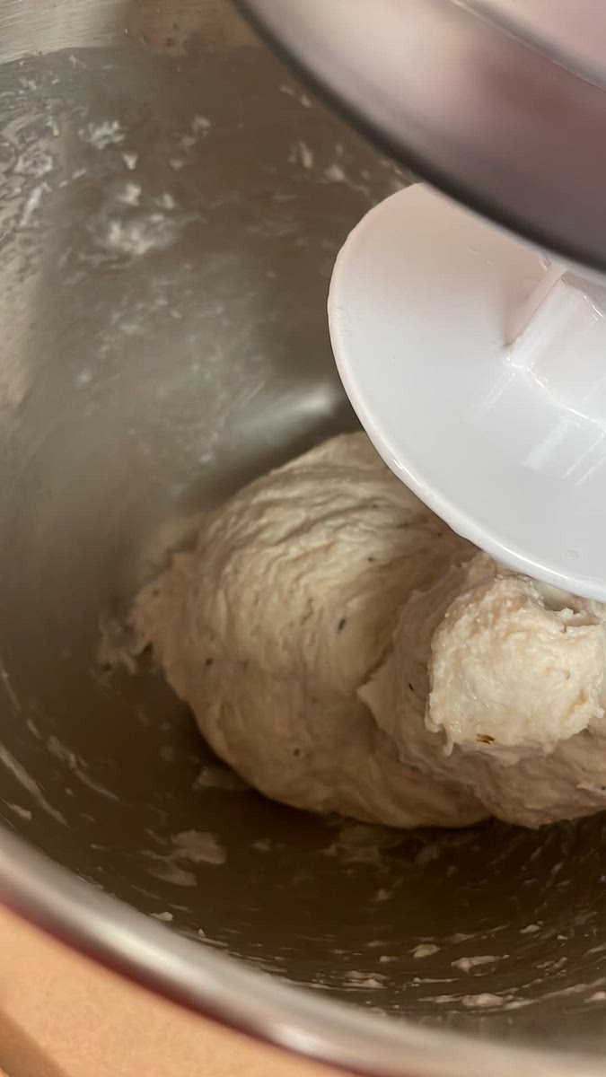 Add more water or flour 1/2 teaspoon at a time to make the dough the right consistency. It should be forming a nice ball if it’s the right consistency. Not too sticky, not too dry.
