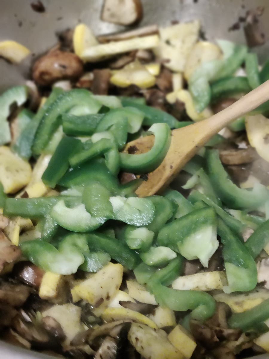 add greens stir until wilted.