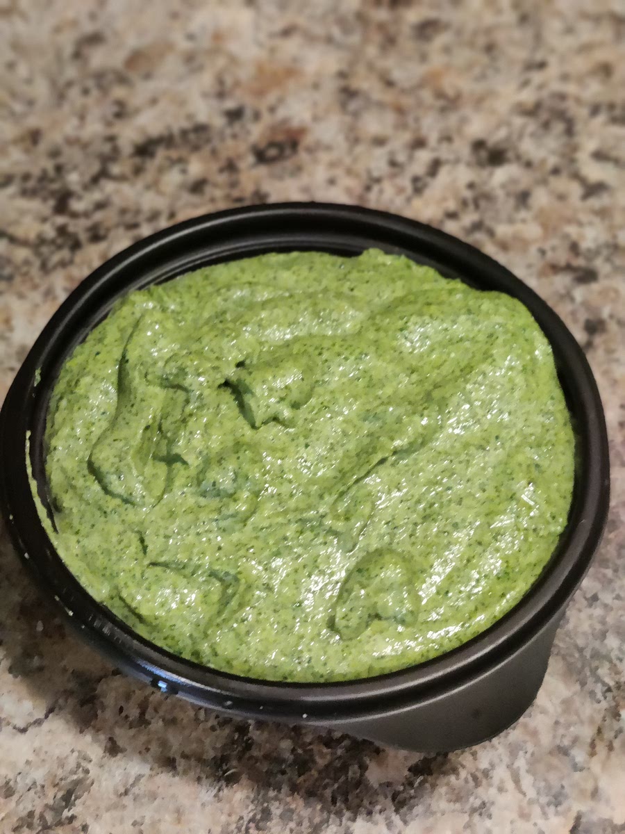 This is the time where you make the HEMP SEED PESTO. See Recipe.