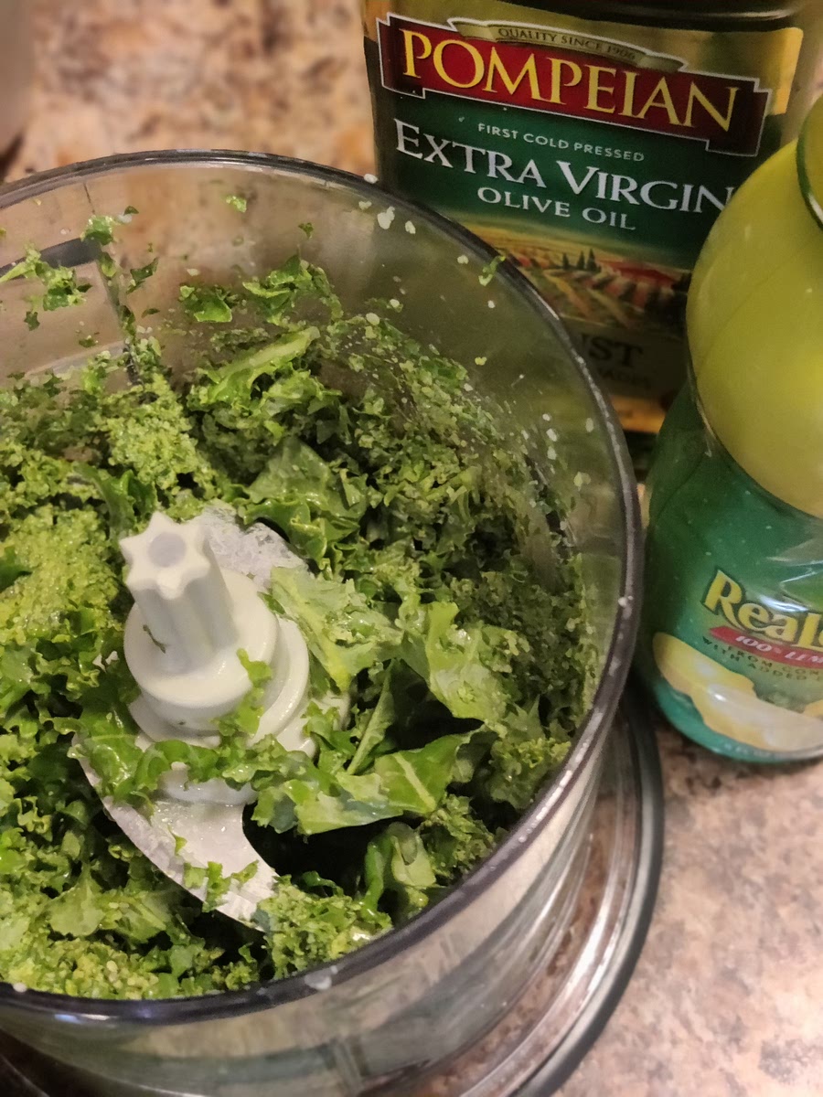 Add kale, continue to pulse