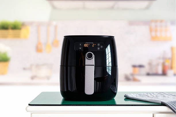 Put the bread into an airfryer.