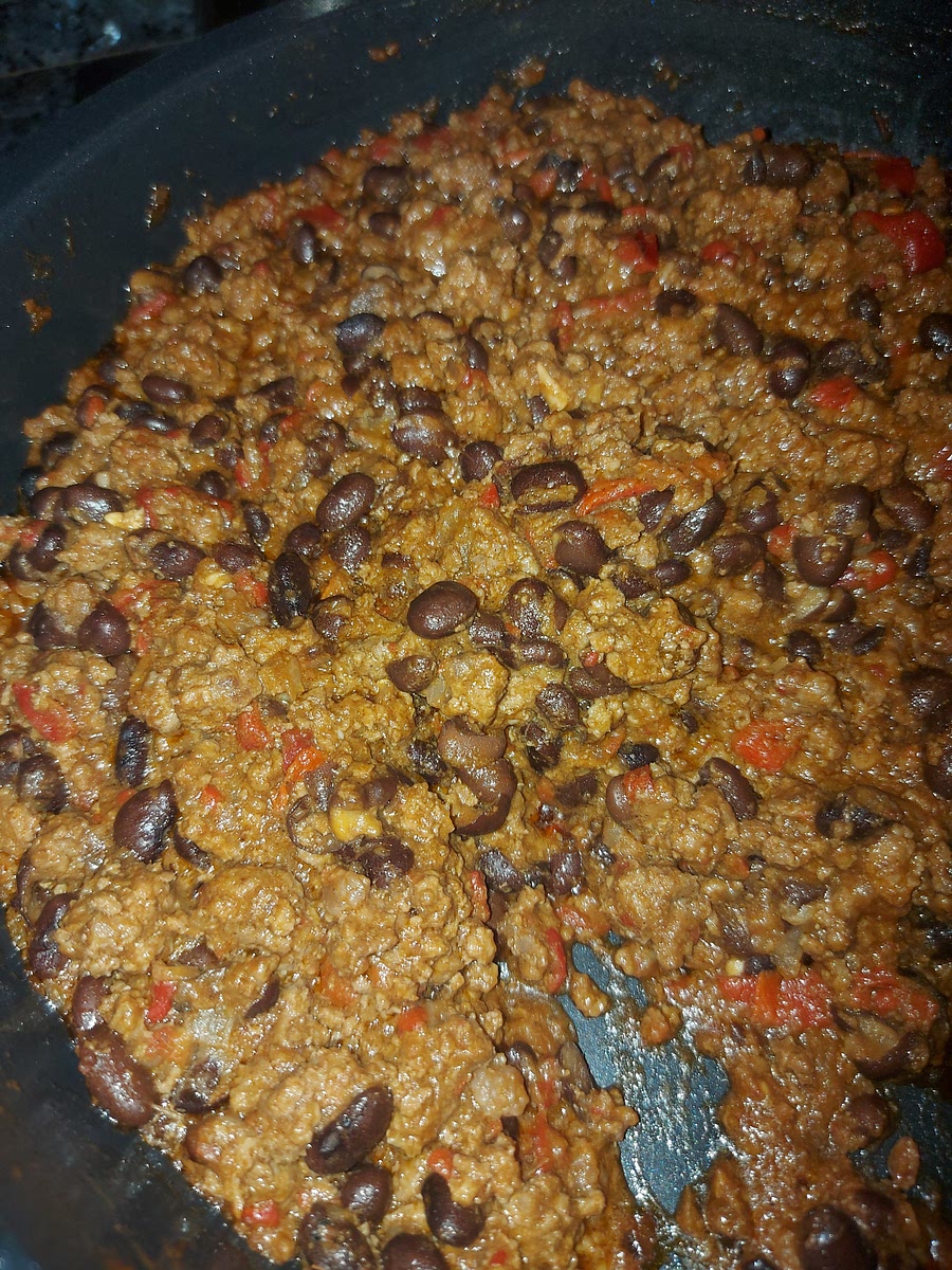 Por ultimo añadir los frijoles ya cocidos y dejar 10 mintos más.