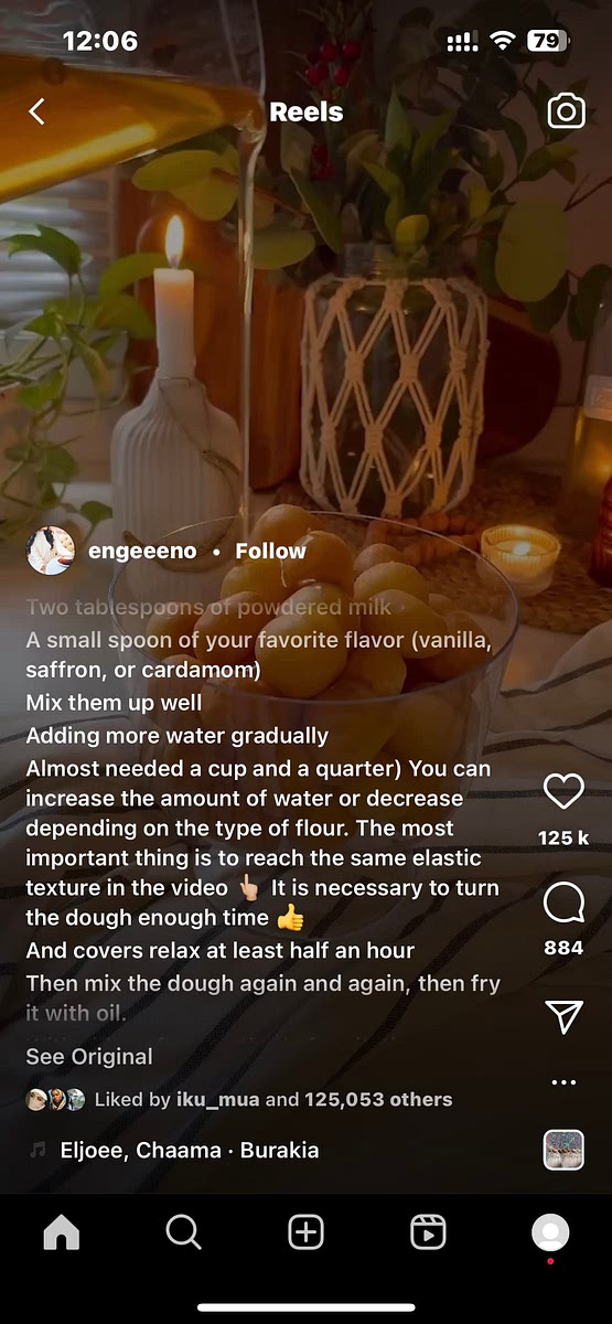 For every two cups of flour