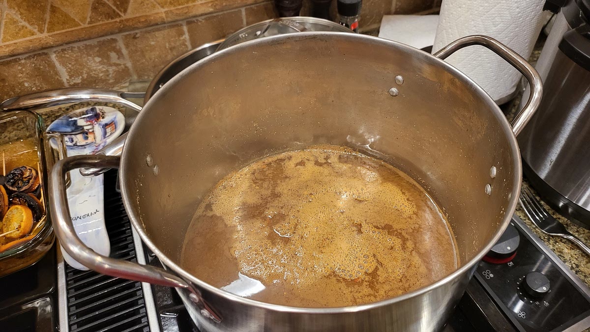 Boil the remaining Brine to kill any raw germs.