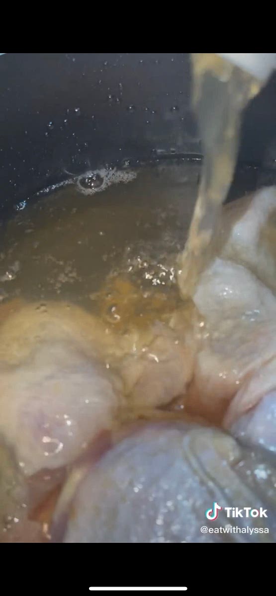 Add in 64oz of chicken broth
