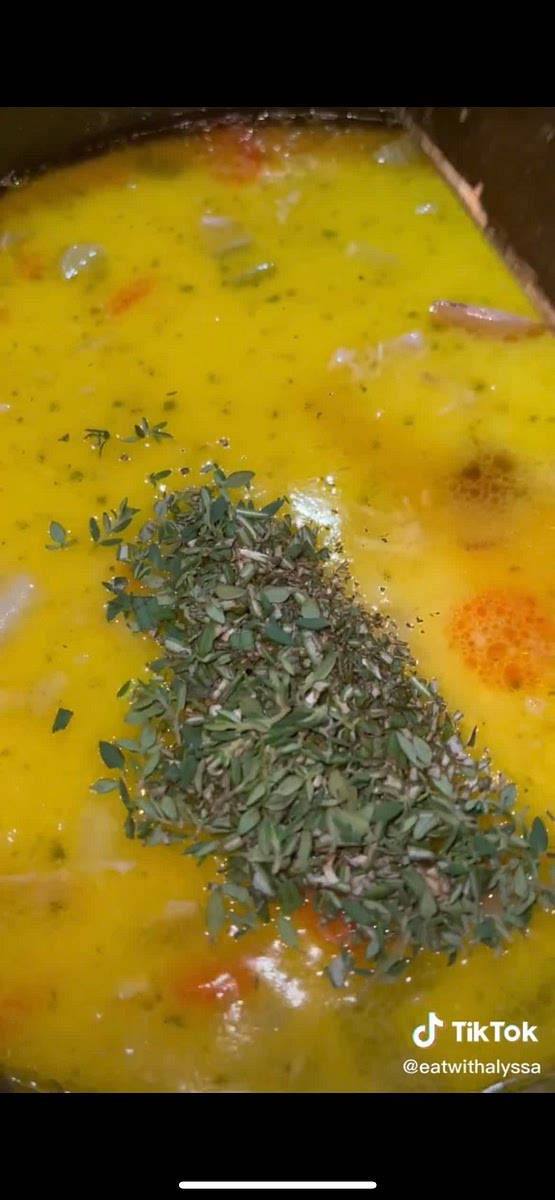 Also add in thyme, rosemary, and parsley