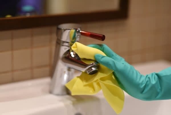 Frotter robinets aucune trace