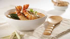 Serve with fresh lime wedges and cilantro. Tom Yum is often served over rice, however it’s low carb served as-is!