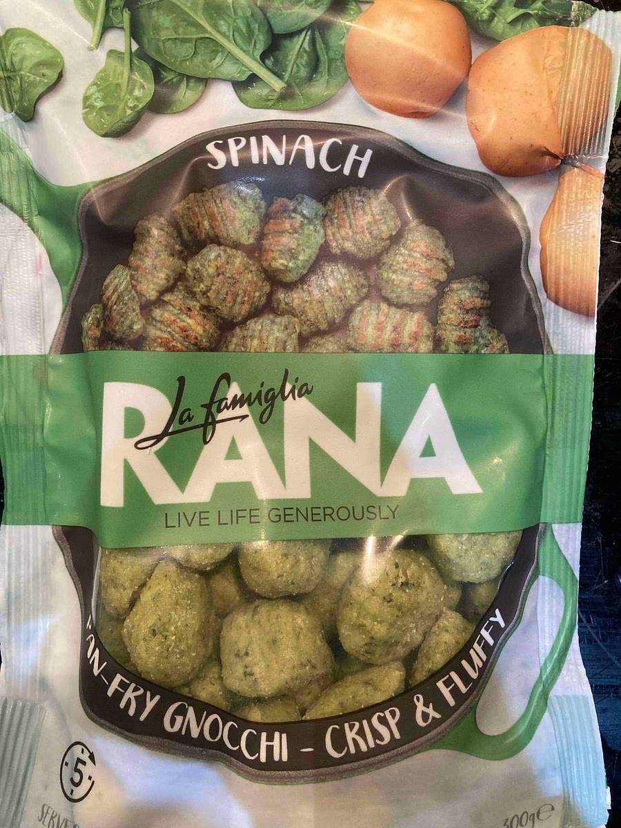 Melt a knob of butter in a pan and a splash of olive oil. Add the gnocchi and fry on a medium heat for 5 minutes. Turning from time to time.