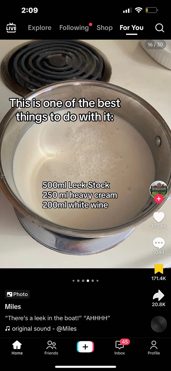 Make a 2:1 ratio of stock and cream (add wine if desired) to make beurre blanc
