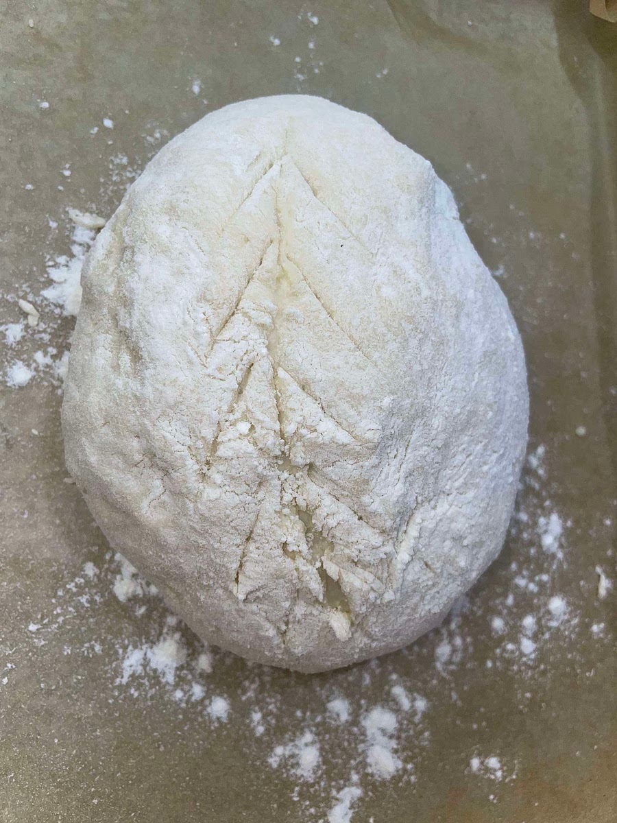 After that you shape it however you want and let it rest again