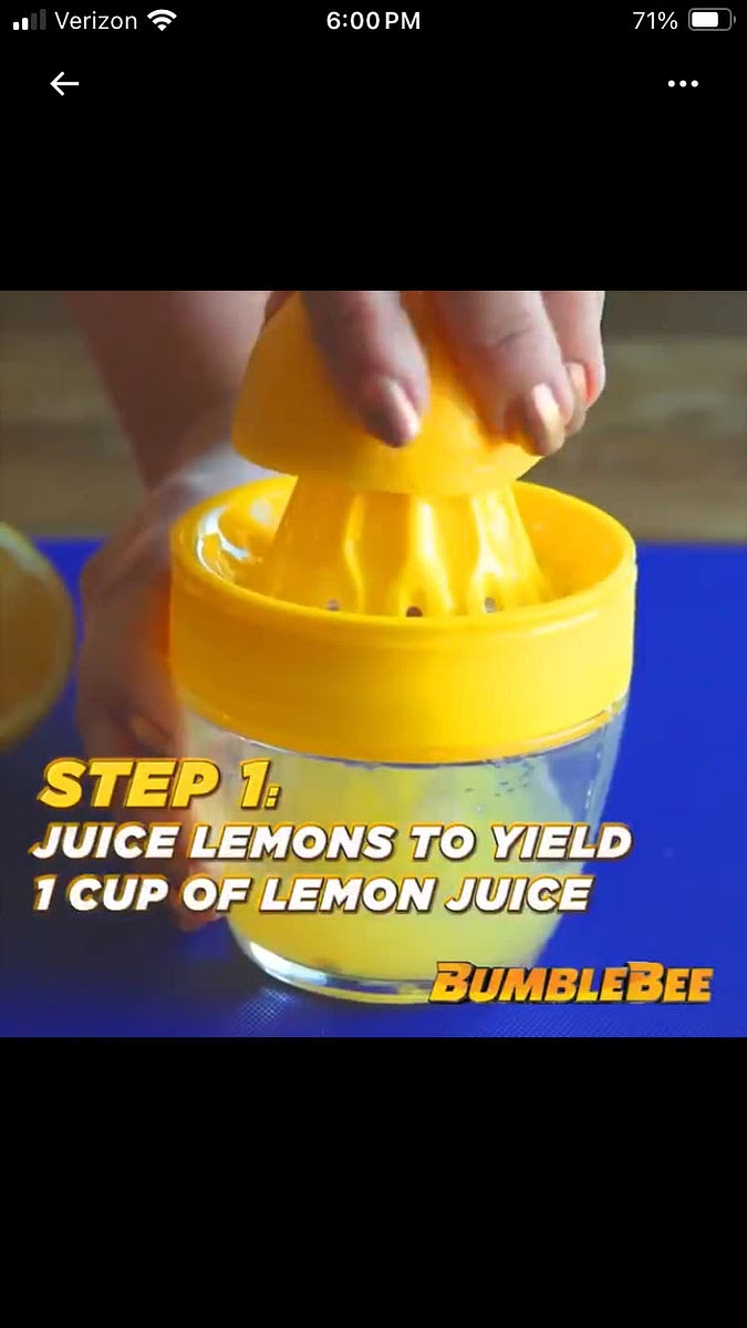 Juice lemons to yield one cup of lemon juice.