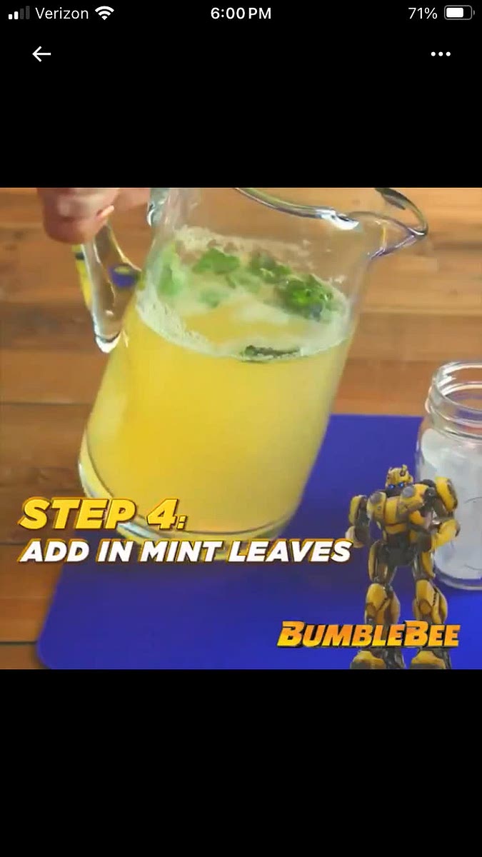 Add mint leaves.