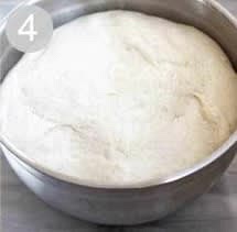 First Rise: Grease a large bowl with oil or cooking spray and place the dough inside, turning to coat. Cover with a dish towel or plastic wrap and allow to rise in a warm place* until doubled in size, about 1 ½ hours.