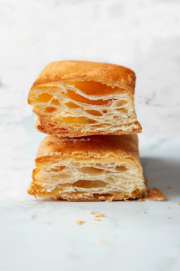 Guardate che risultato la pasta sfoglia fatta in casa: