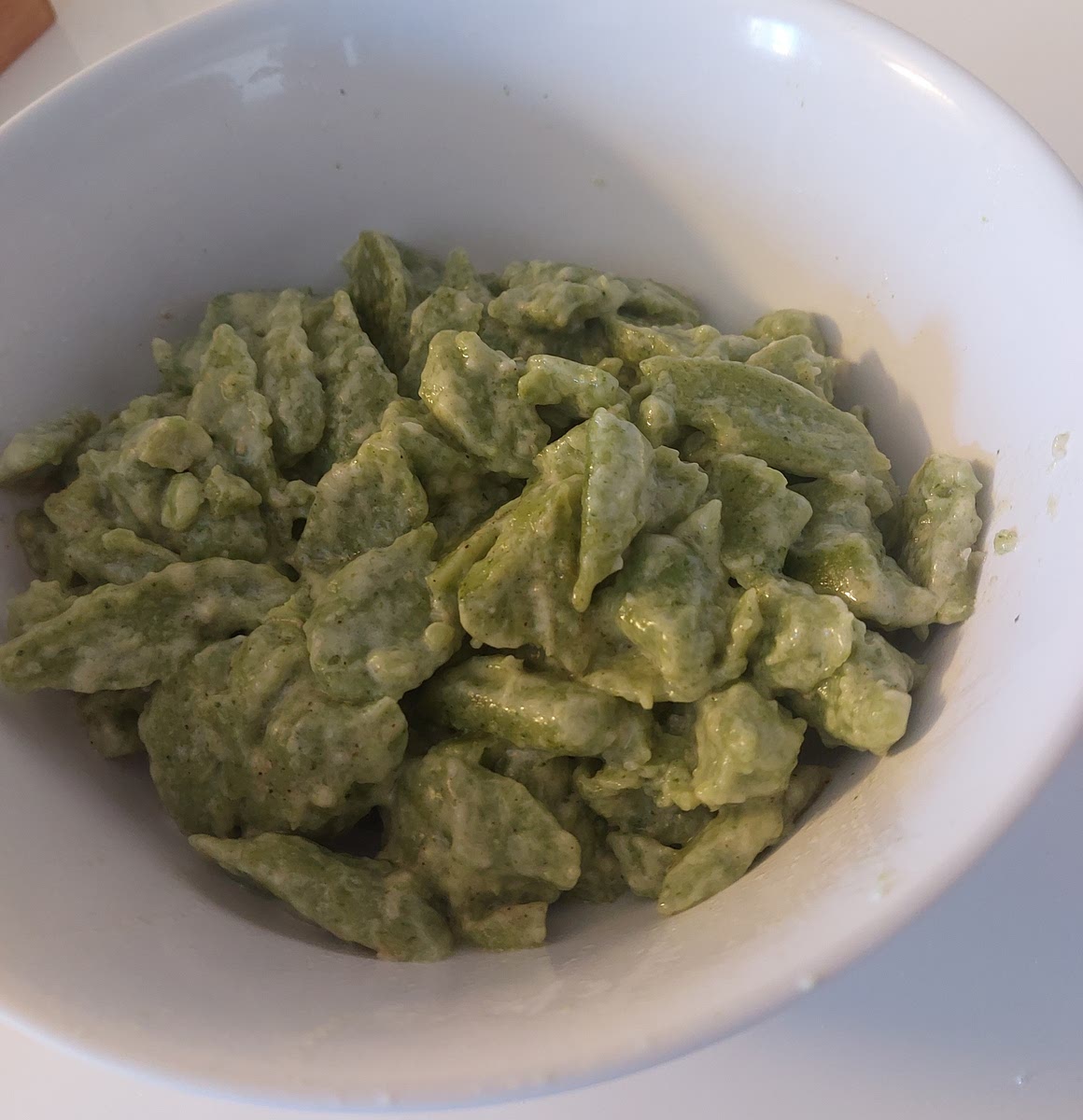 Une fois terminé, mets-le dans un plat.
Régale-toi ! J'ai ajouté du parmesan, c'est excellent !