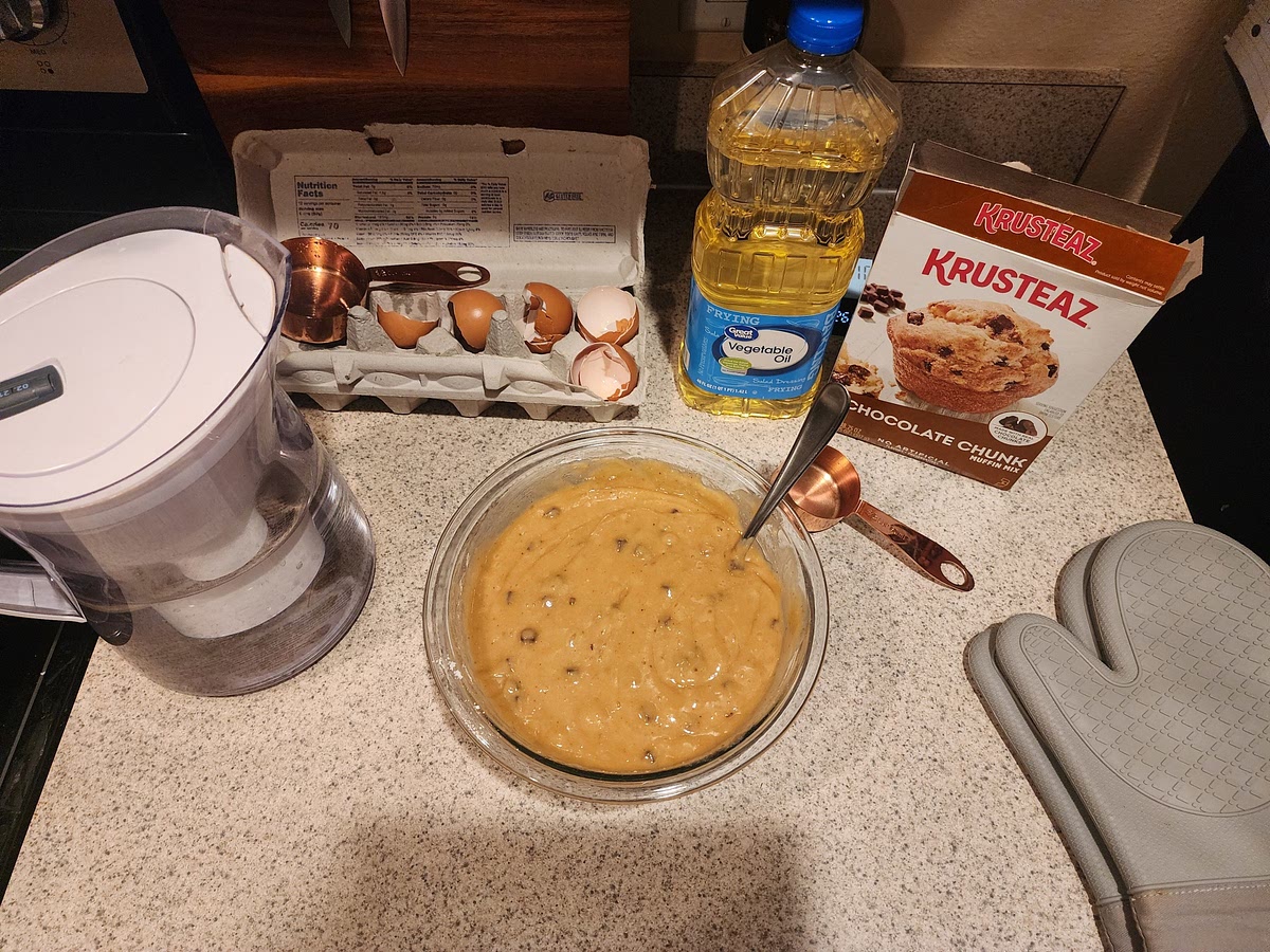 Stir all together. 1/4" Cup attachmed