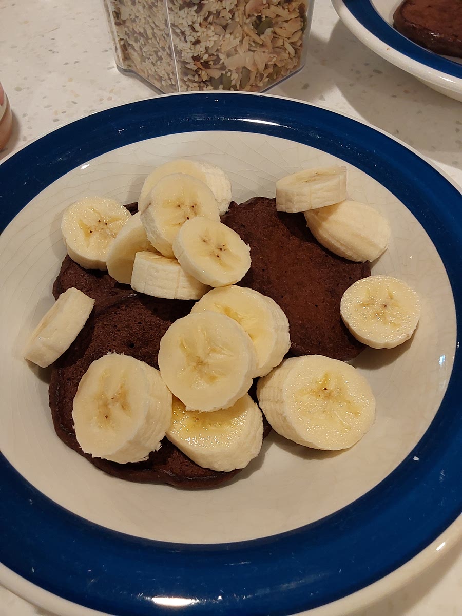 Sliced banana, strawberries or other fruits