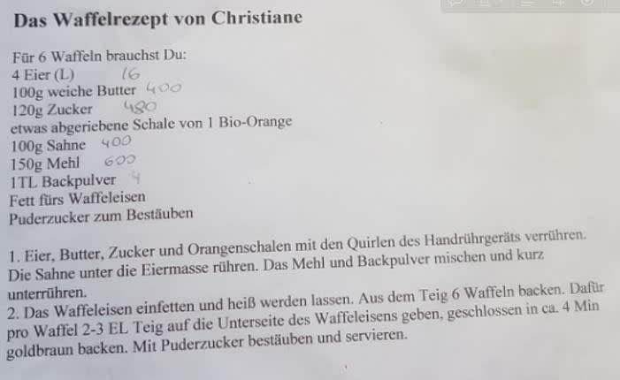 Rezept von Christiane