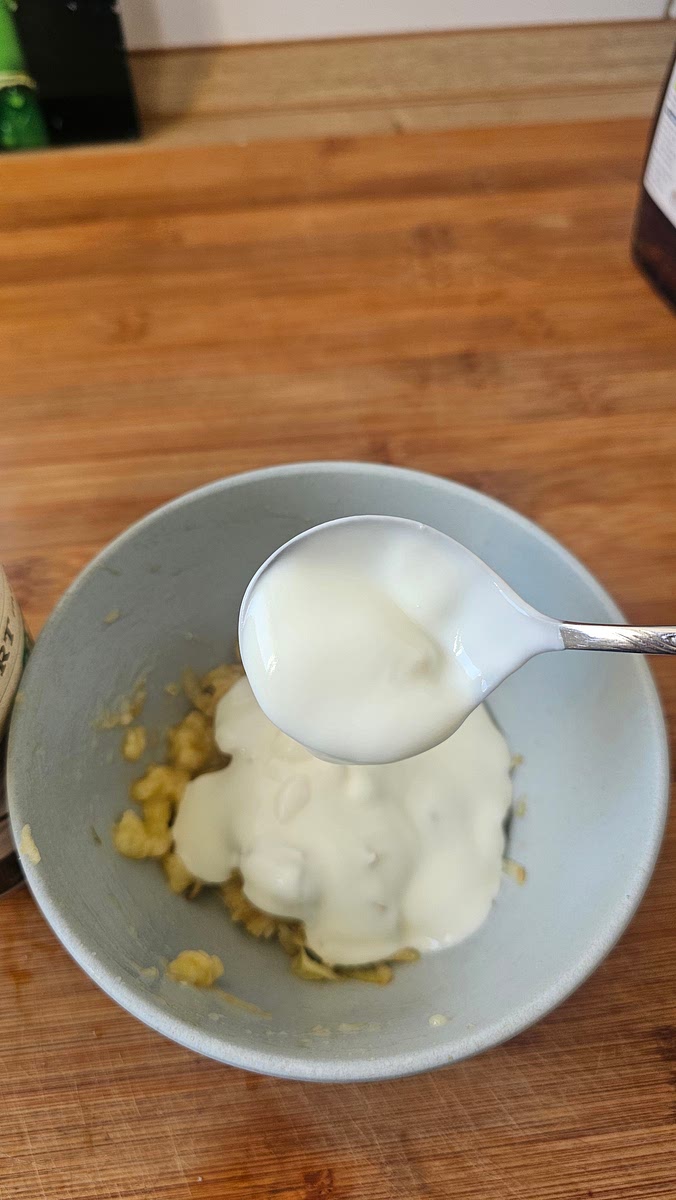 Restliche Zutaten zugeben + umrühren