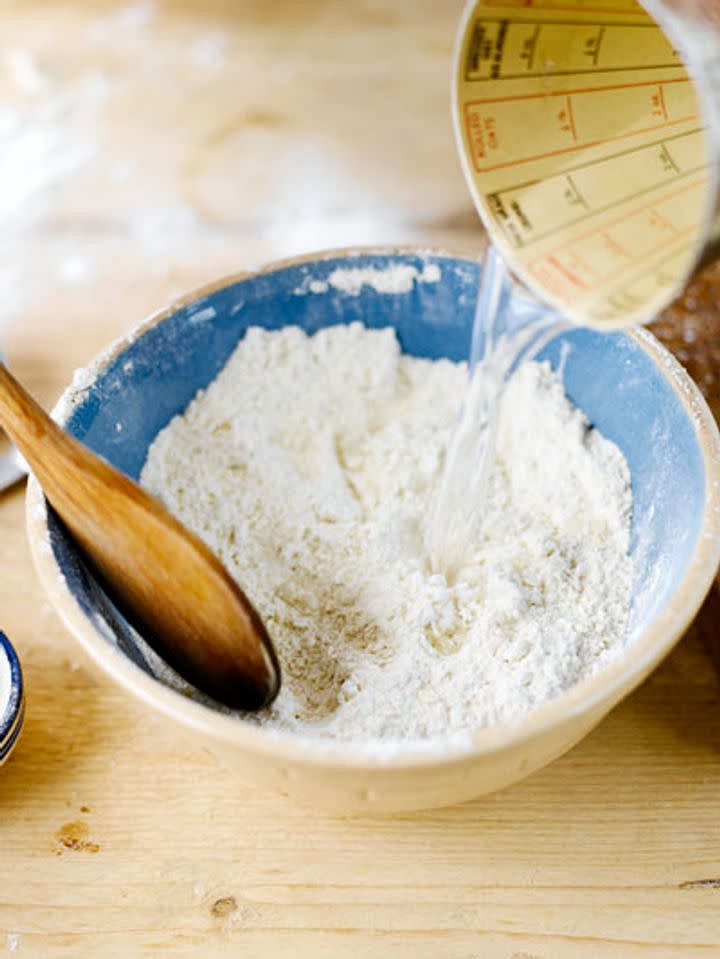 Shape the dough into a ball, wrap in clingfilm and chill for 30 minutes.