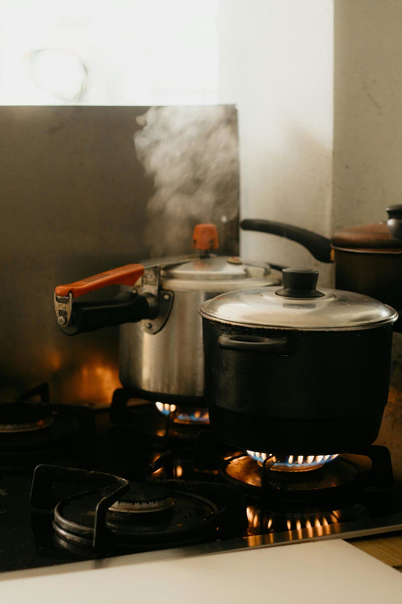 - Once boiling, cover the pan with a lid, turn off the heat, and let the eggs sit for 10-12 minutes.