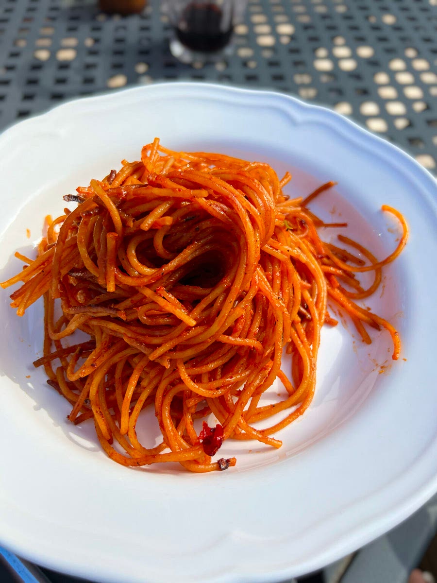 Serve immediately, while hot and fiery. Drizzle with some olive oil for extra pepperiness.