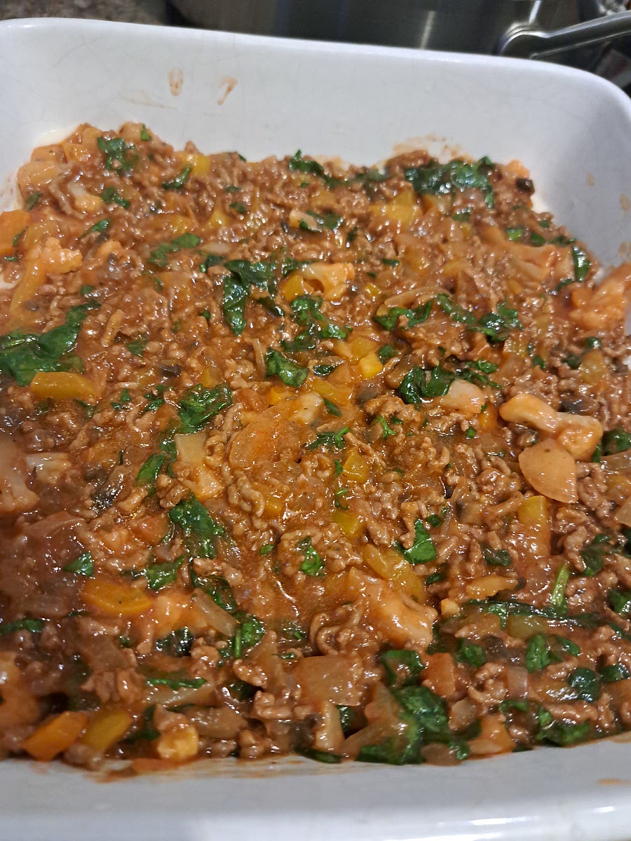Add a layer of the sauce you made earlier.