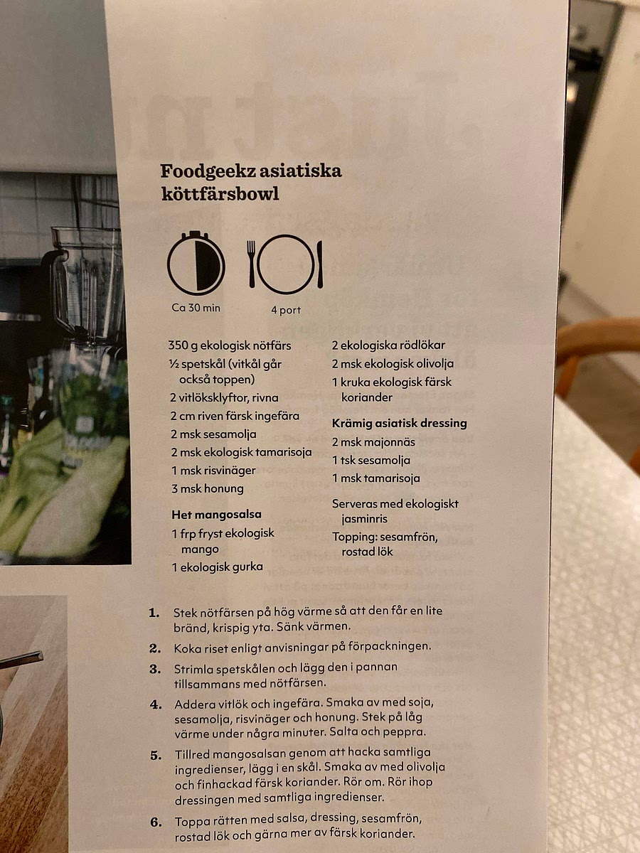 Kolla ingredienser här