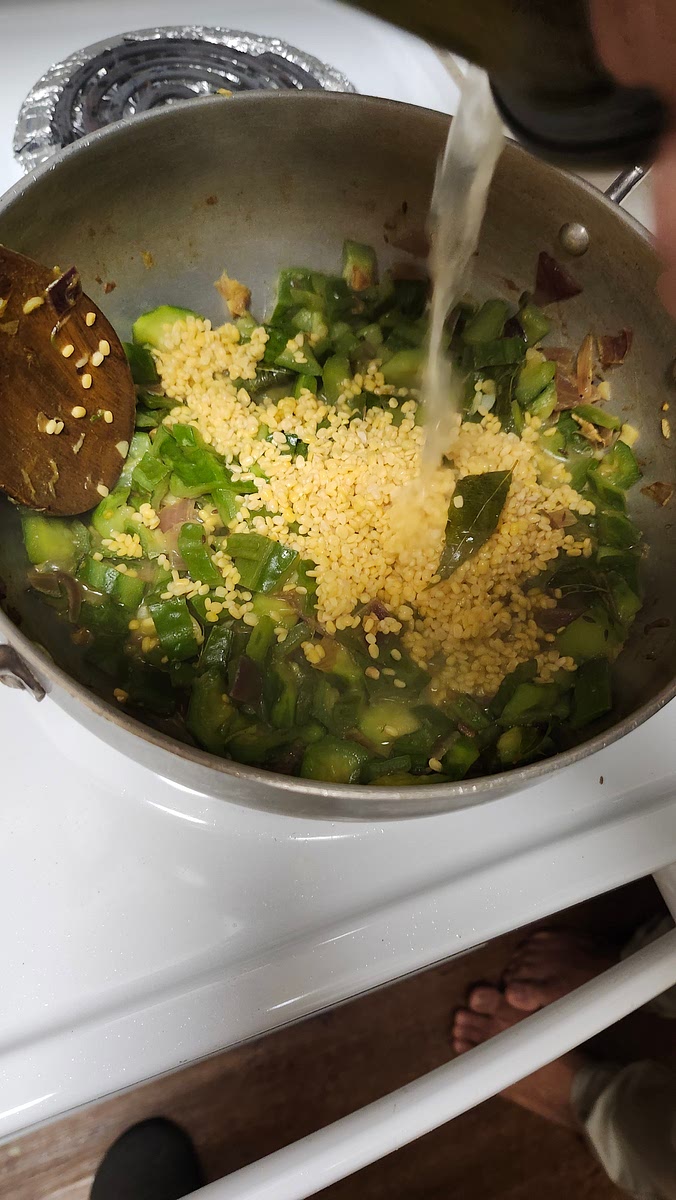 Mix mung dal in turya