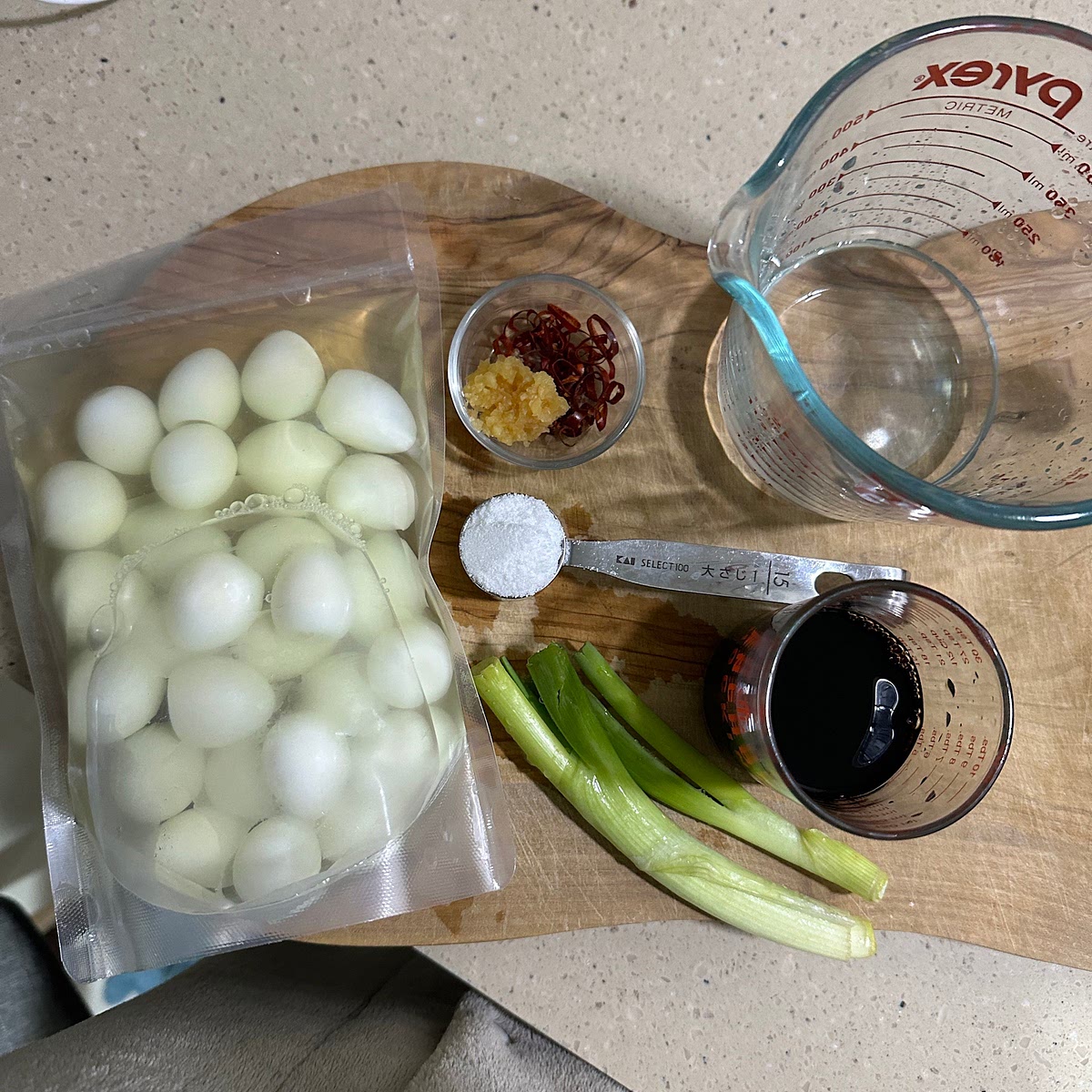 모든 재료를 준비해주세요.