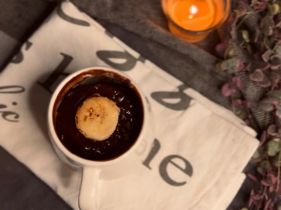 5. 남은 바나나를 위에 토핑 해 주세요🍌