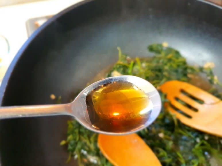 부족한 간은 국간장 혹은 까나리액젓 혹은 소금으로 취향껏 맞추기