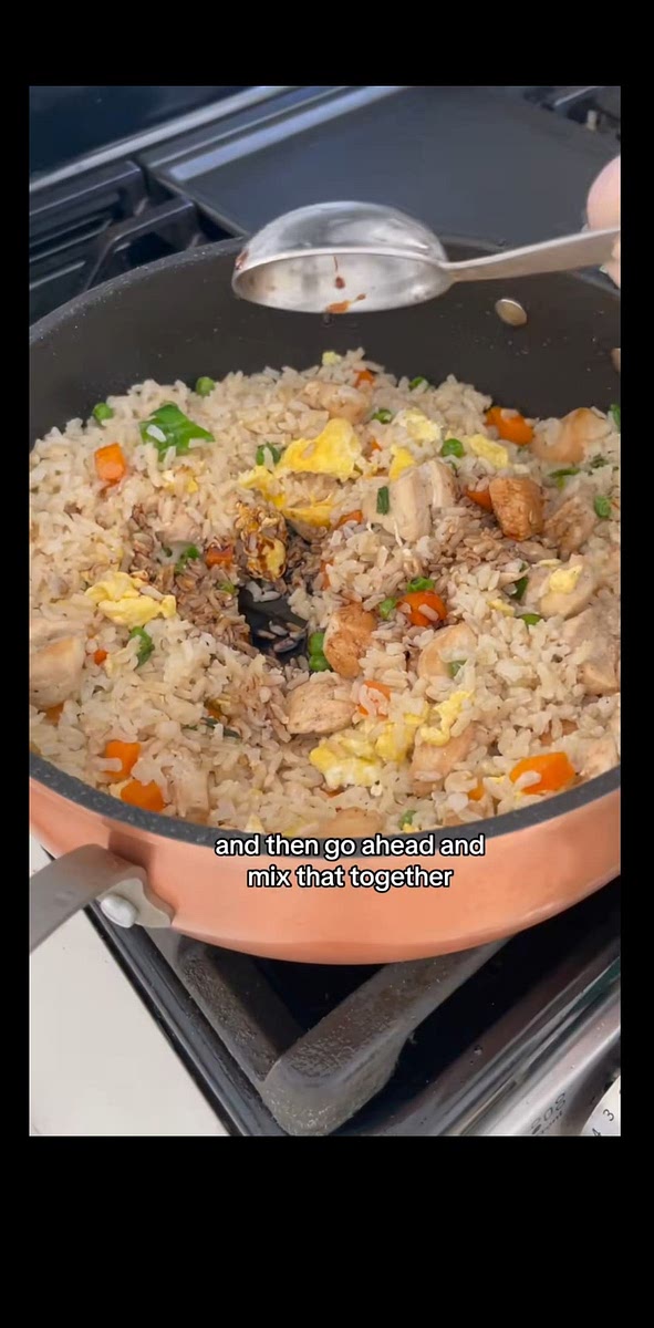 Add soy sauce and sesame oil and stir