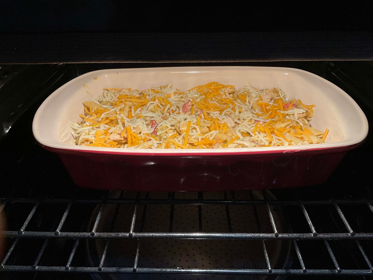 Bake at 350°F for x minutes