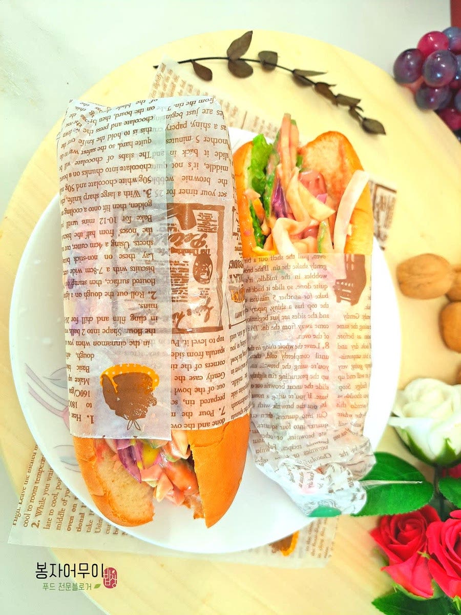 랩으로 싸거나 바로 접시에 담아 즐기세요!