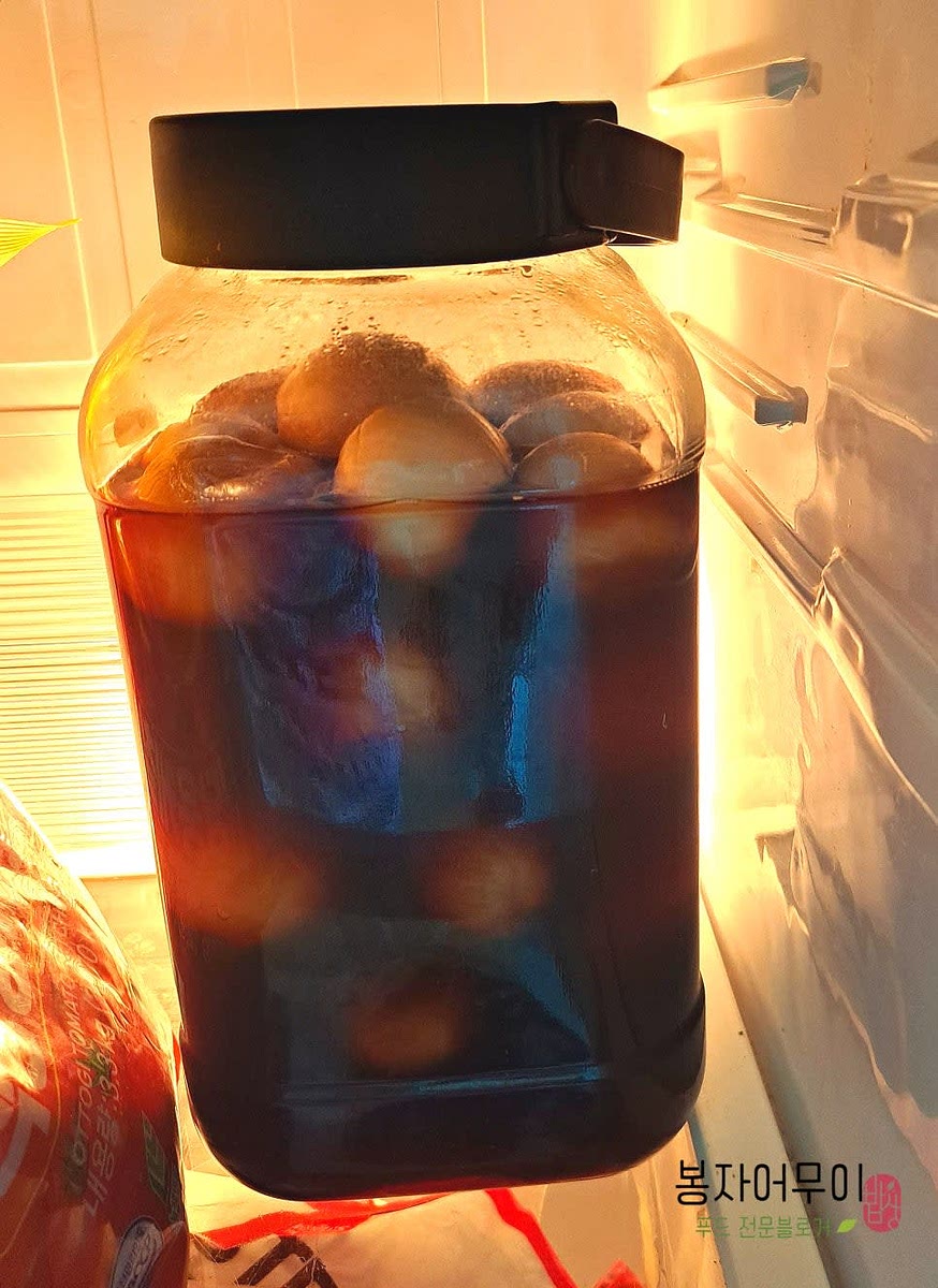 1주일 후 냉장 보관하여 1-2개월 동안 섭취 가능합니다.