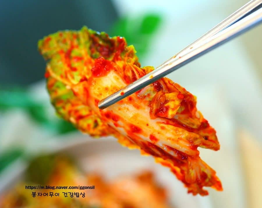 완성된 겉절이는 바로 먹거나 냉장 보관 후 드시면 더욱 맛있습니다.