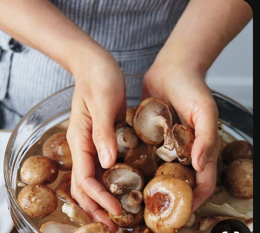 Wash your mushrooms