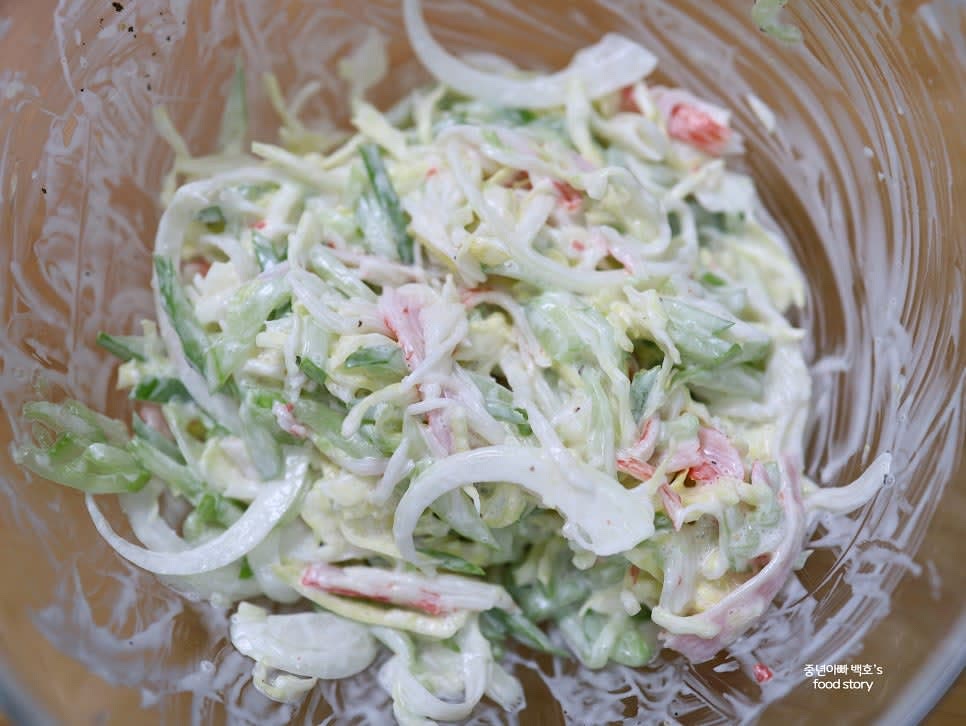 간을 보고 부족하면 소금을 약간 추가합니다.