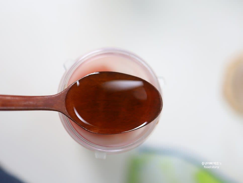 기호에 따라 꿀, 설탕 등을 추가할 수 있습니다.