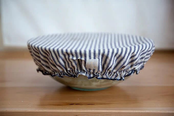 Cover the bowl with a damp tea towel, cloth bowl cover and place in the refrigerator immediately for at least 24 hours or for as long as three days.